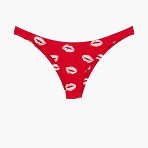 NWT Amuse Society Amore High Hip Bikini Bottoms